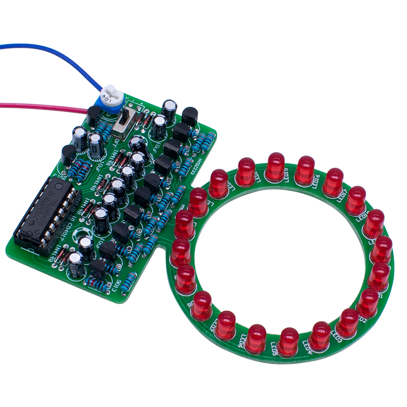 Diy Electronics Projects For Students - CD4017 Halka Degrade LED Akan Lamba