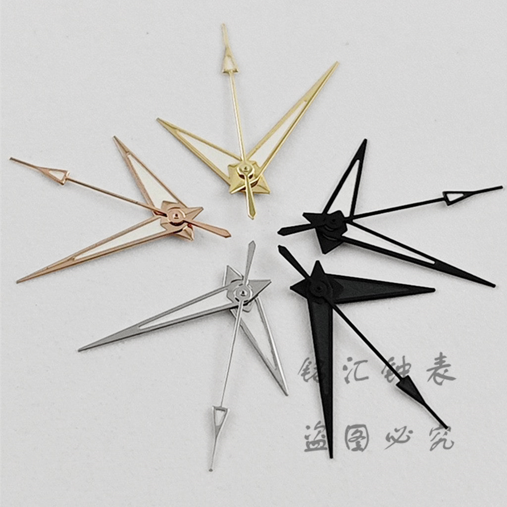 Diy Electronics Watch - Siyah Gri NH35 El Gül Altın