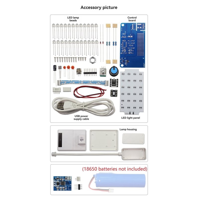 Diy Electronics Table - AYHF NE555 PWM Devre LED Karartma