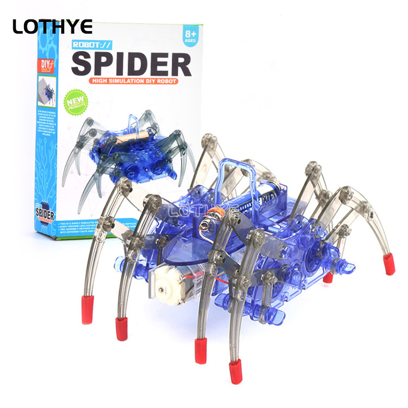 Diy Electronics Gifts - DIY Elektrikli Örümcek Robot Bulmaca Oyuncak