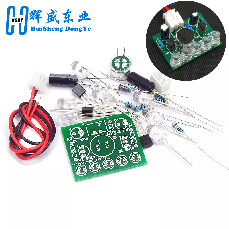 Diy Electronics News - 3V-5.5V Sesle Etkinleştirilen Kontrol Lambası LED