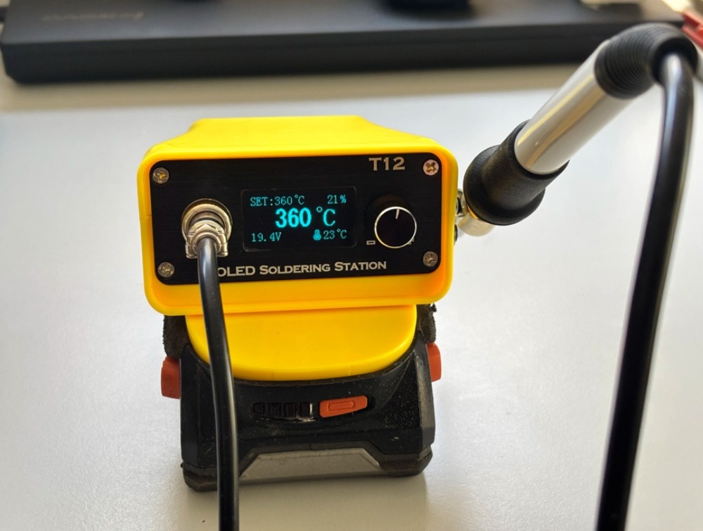 Diy Electronics Bench - T12 Kablosuz Havya RIDGID AEG 18/20V