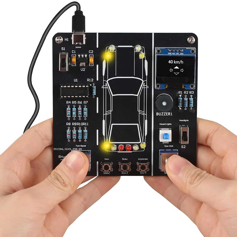Diy Electronics Projects For Students - DIY Araba Sürüş Simülasyon Lehimleme Uygulama