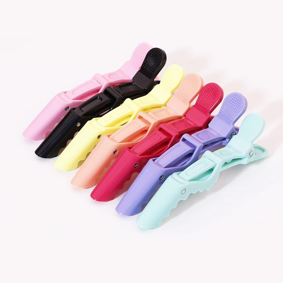 Crocodile Clip Set - 6 adet/takım Timsah Saç Klipleri Kuaförlük