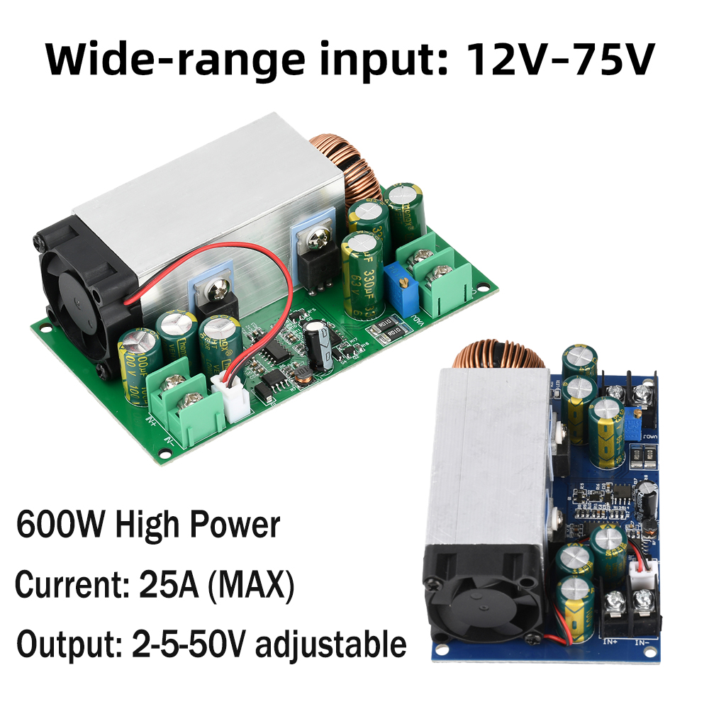 Dc Power Supply Variable - 600W 25A Buck Dönüştürücü DC-DC Kademeli