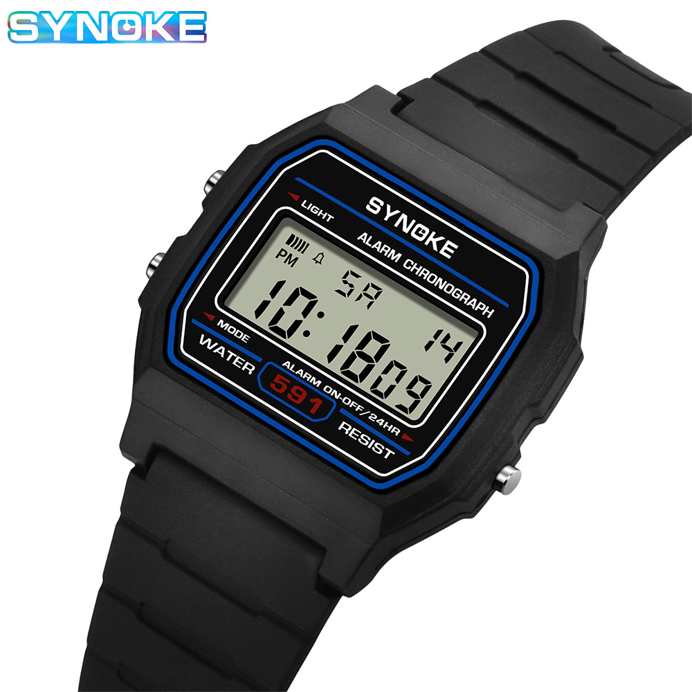 Diy Electronics Watch - SYNOKE Öğrenci dijital saat Unisex Spor