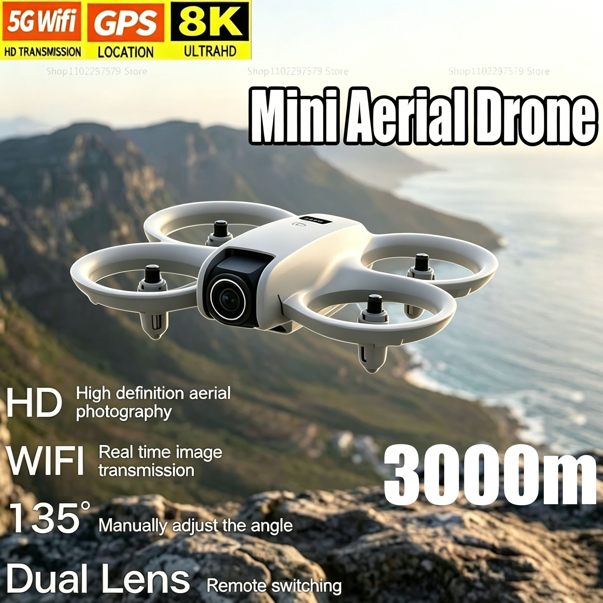 Diy Drone Electronics Kit - 8K HD Kamera ile Mini Drone