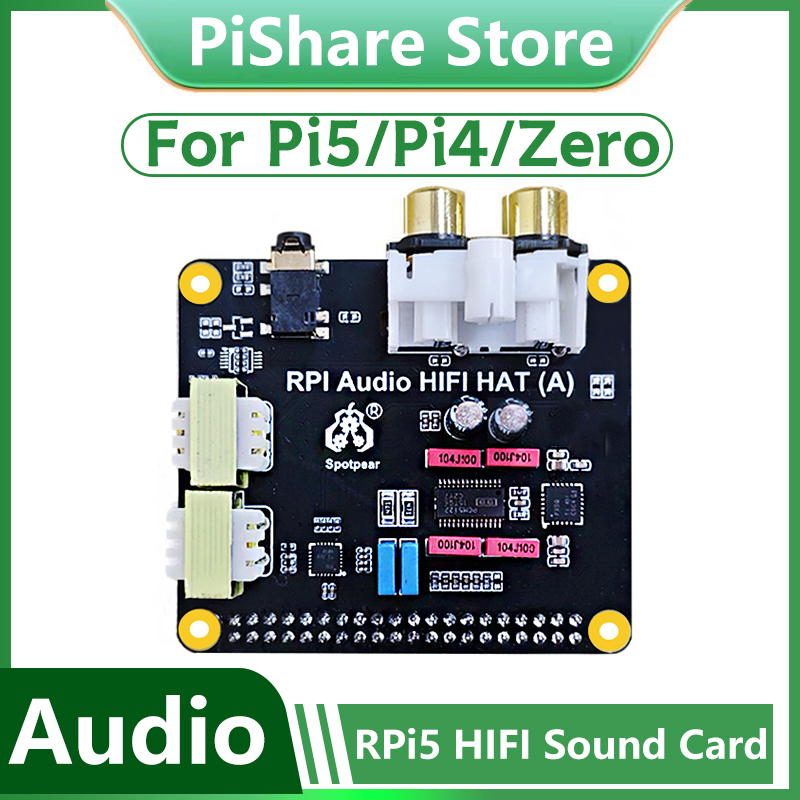Raspberry Pi Zero - Raspberry Pi 5 PCM5122 I2S Ses