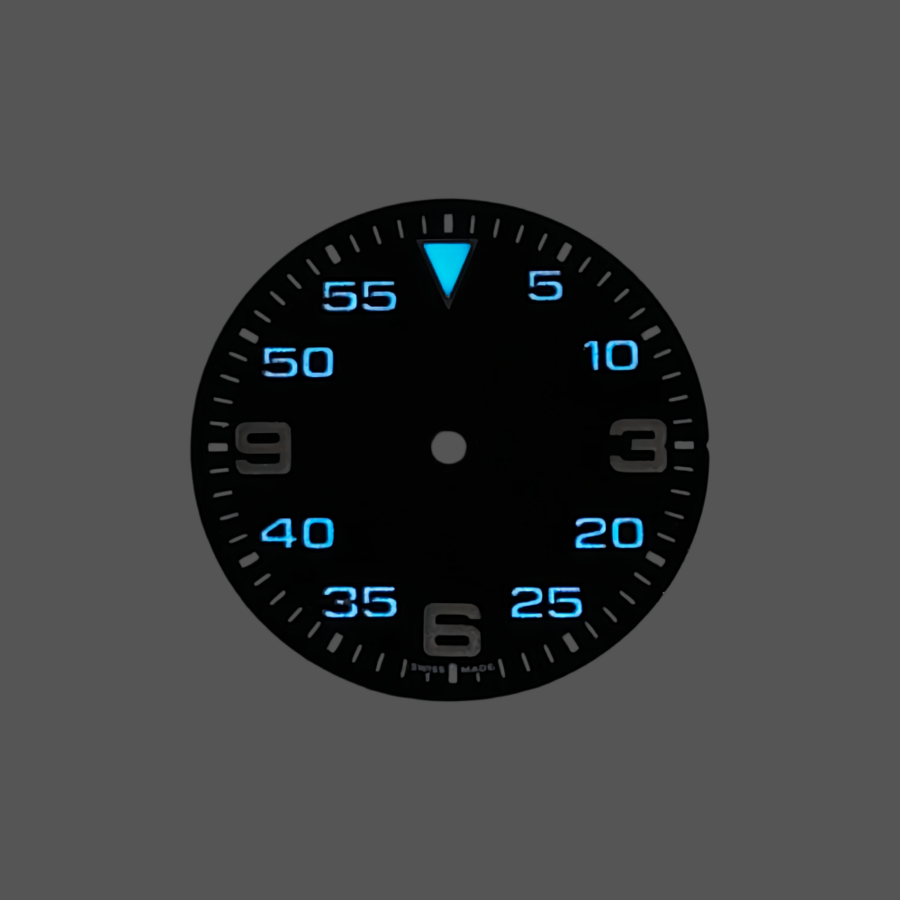 Diy Electronics Watch - 28.5mm/31mm Kadran NH35 Mekanizma, BGW9 Buz