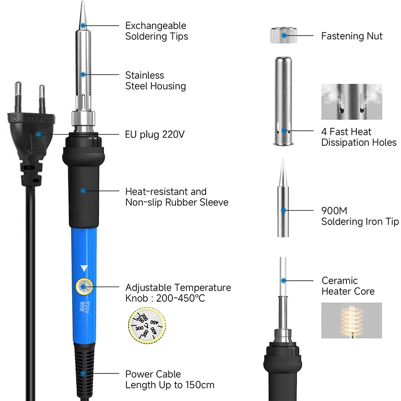 Ayarlanabilir Sıcaklık 220V 60 - Diy Electronics News incelemesi ve fiyatı