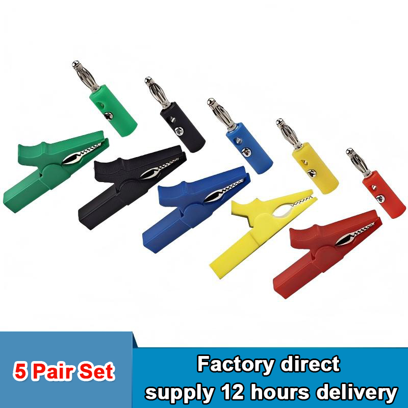 Yalıtımlı Timsah Klipsi, Muz F - Crocodile Clip Set incelemesi ve fiyatı