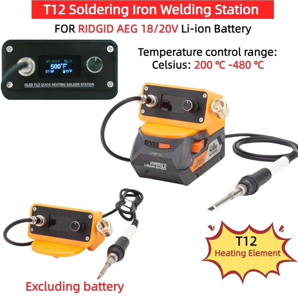 T12 Kablosuz Havya RIDGID AEG  - Diy Electronics Bench incelemesi ve fiyatı