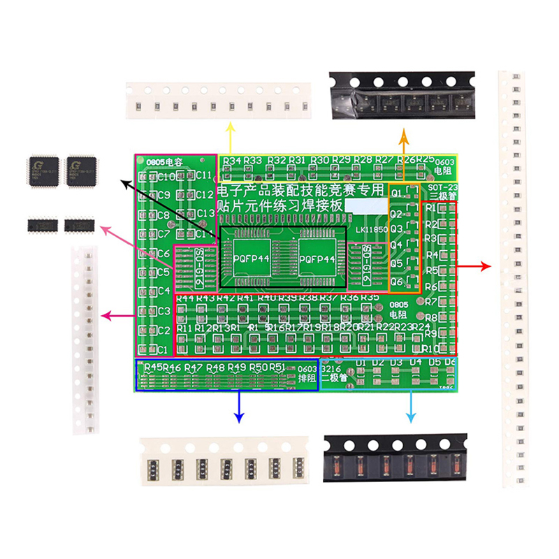 Lehimleme Uygulaması Dört Parç - Diy Electronics Basics incelemesi ve fiyatı