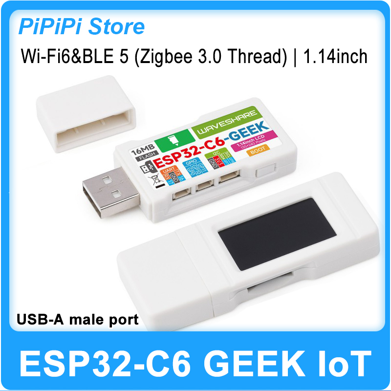 ESP32-C6 GEEK Geliştirme Kurul - Diy In Electronics incelemesi ve fiyatı