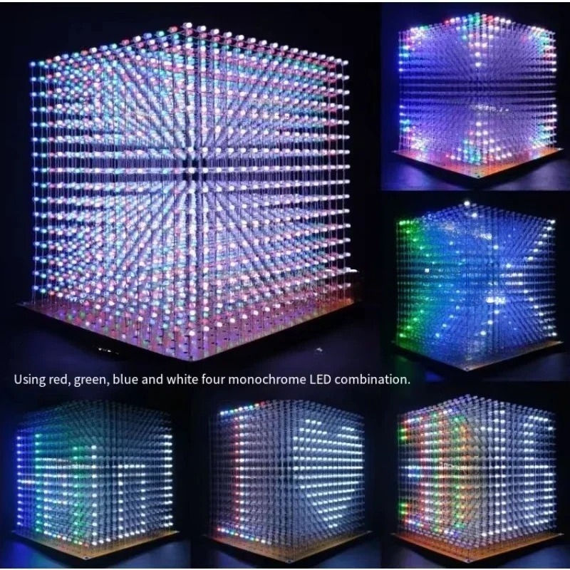 3 D16mini Işık Küpü Kiti 16x16 - Diy In Electronics incelemesi ve fiyatı