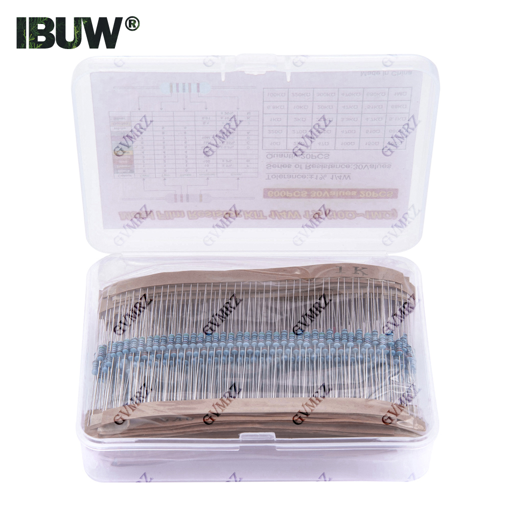 600PCS 30Values ​​1/4W Metal F - Diy Electronics Gadget incelemesi ve fiyatı