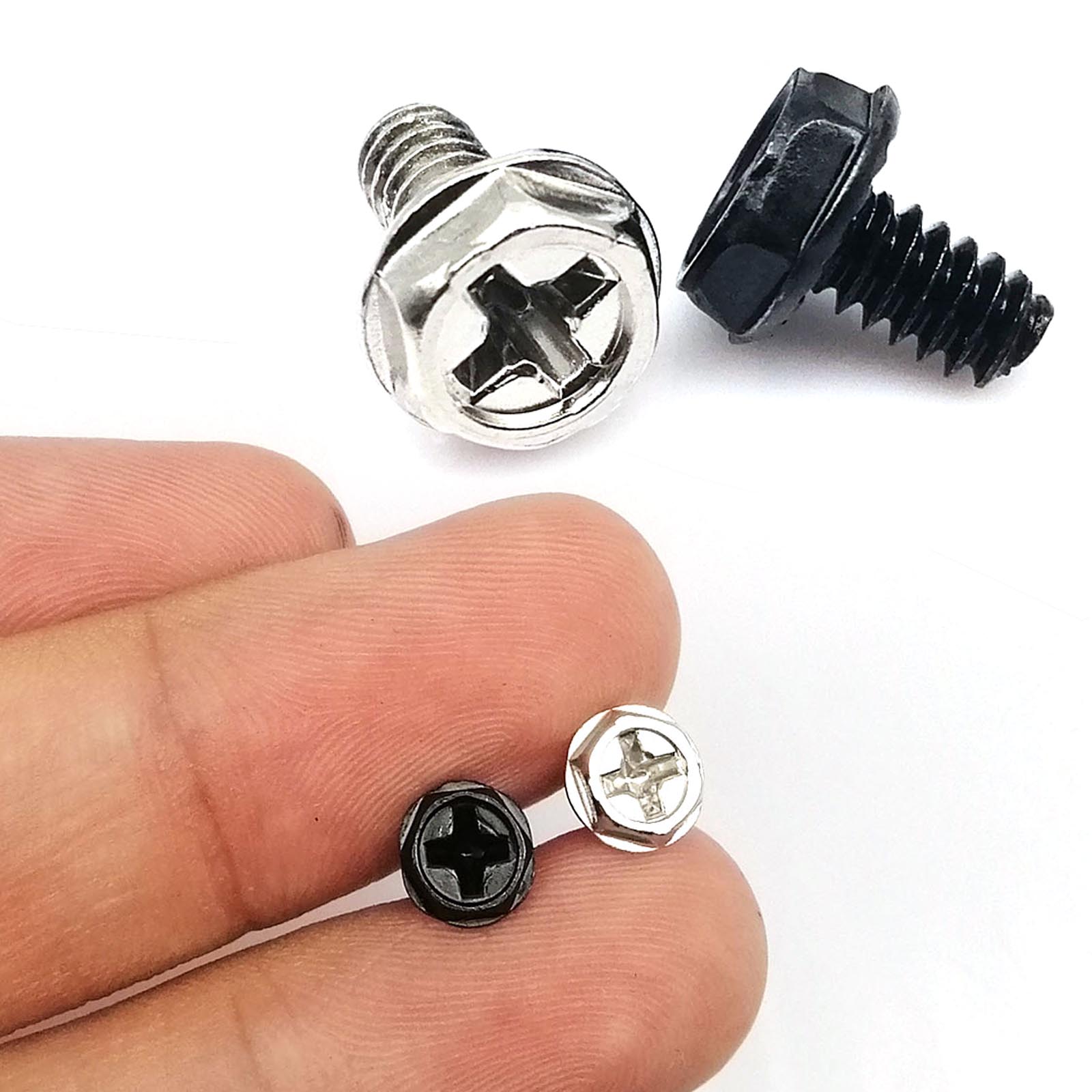 100 adet Siyah Gümüş 6 # -32x5 - Diy Electronics Case incelemesi ve fiyatı