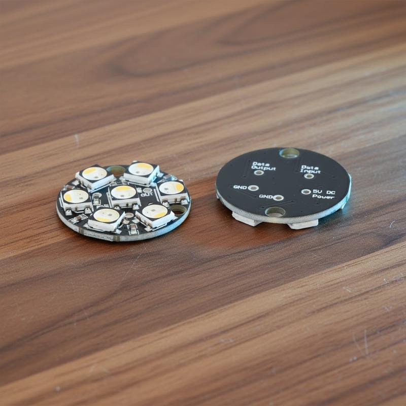WS2812 7Bit Dairesel LED Devre - Diy Electronics Projects For Students incelemesi ve fiyatı