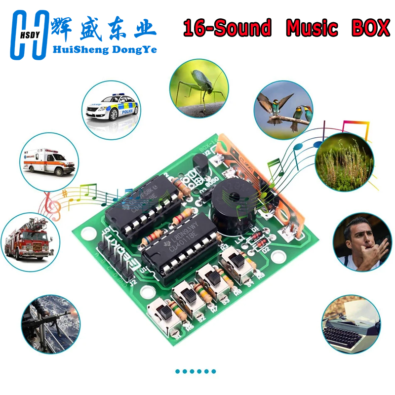 16 Müzik Ses Kutusu BOX-16 Kur - Diy Electronics Kits For Kids incelemesi ve fiyatı