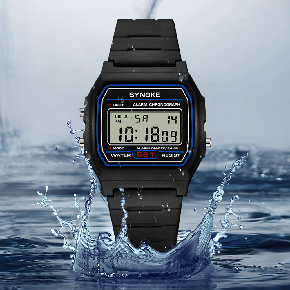 SYNOKE Öğrenci dijital saat Un - Diy Electronics Watch incelemesi ve fiyatı