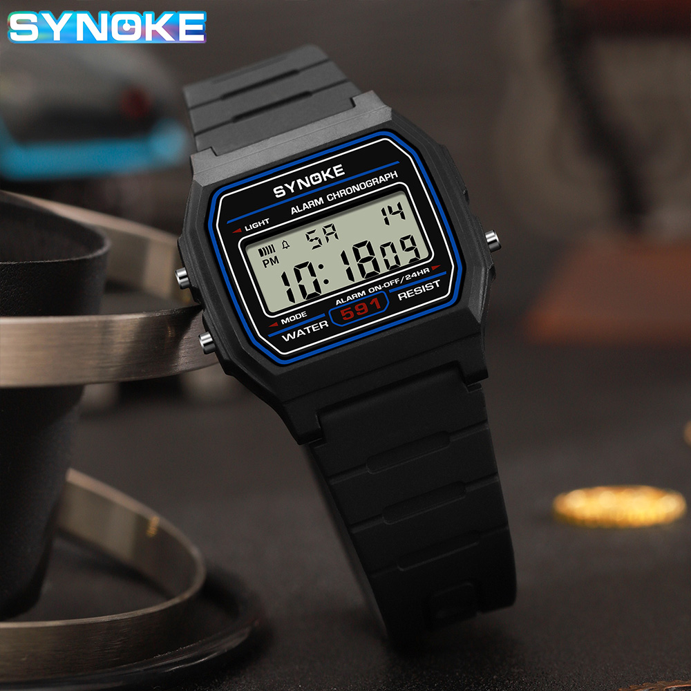 SYNOKE Öğrenci dijital saat Un - Diy Electronics Watch incelemesi ve fiyatı