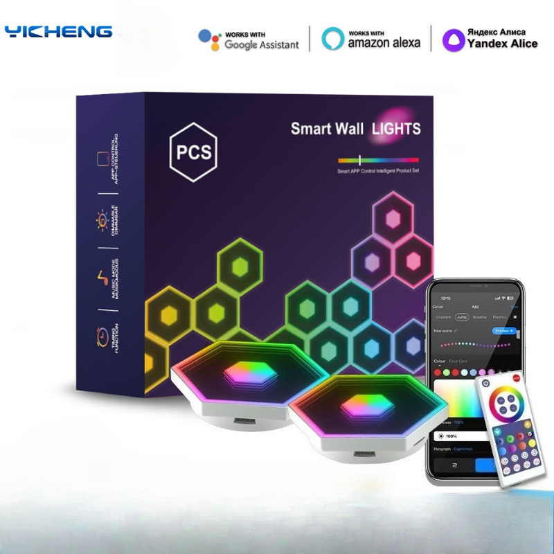 Yeni RGB Tuya Altıgen Kuantum  - Diy Electronics News incelemesi ve fiyatı