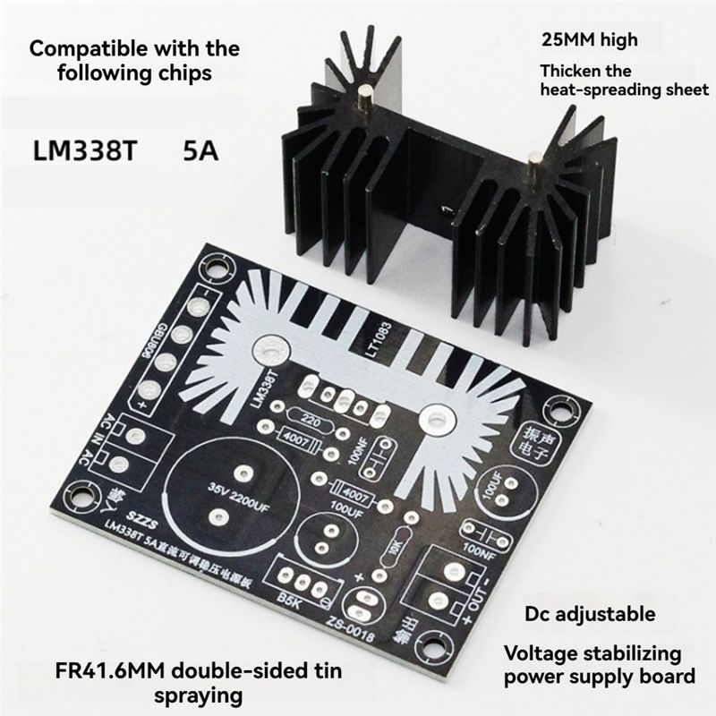 LM338 5A Çıkış Ayarlanabilir D - Diy Electronics Supplies incelemesi ve fiyatı