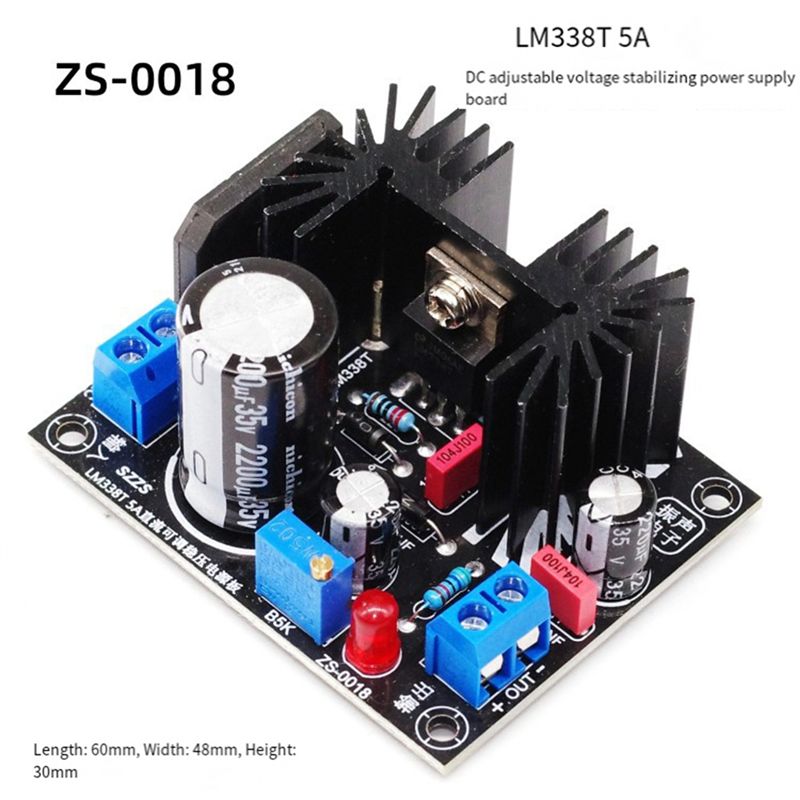 LM338 5A Çıkış Ayarlanabilir D - Diy Electronics Supplies incelemesi ve fiyatı