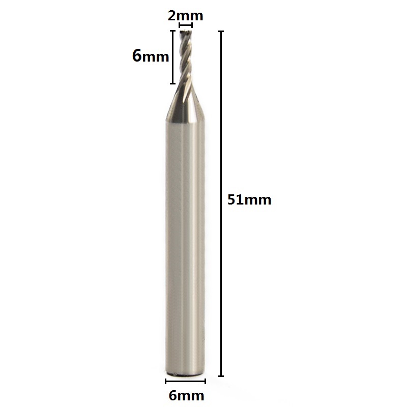 1 adet Çap Frez 2mm Freze 4 Fl - Diy Cnc Router Electronics incelemesi ve fiyatı
