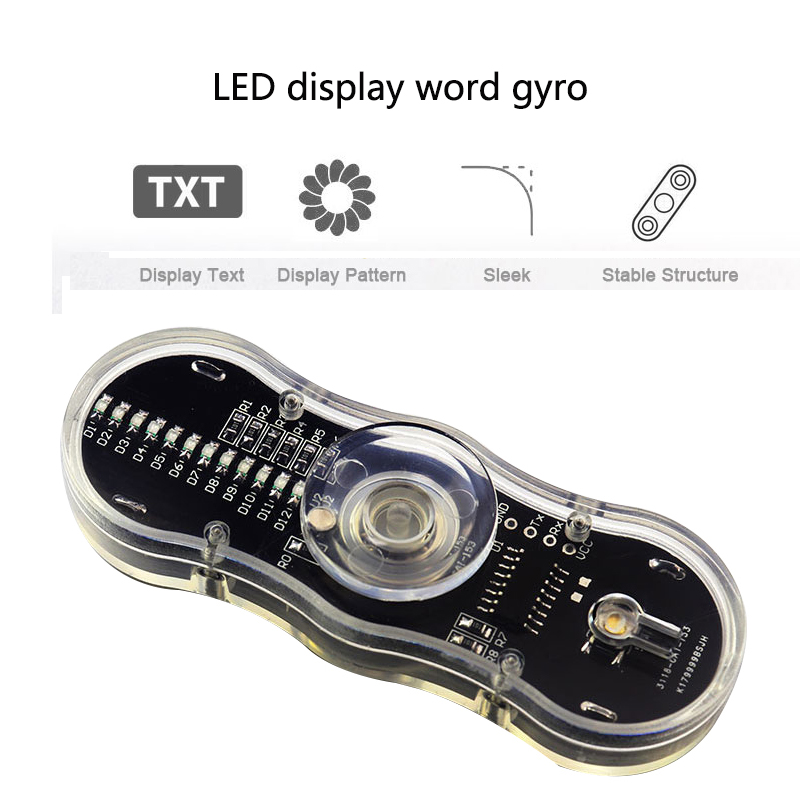 LED Döndürme 2 Yaprak Parmak U - Diy Electronics News incelemesi ve fiyatı