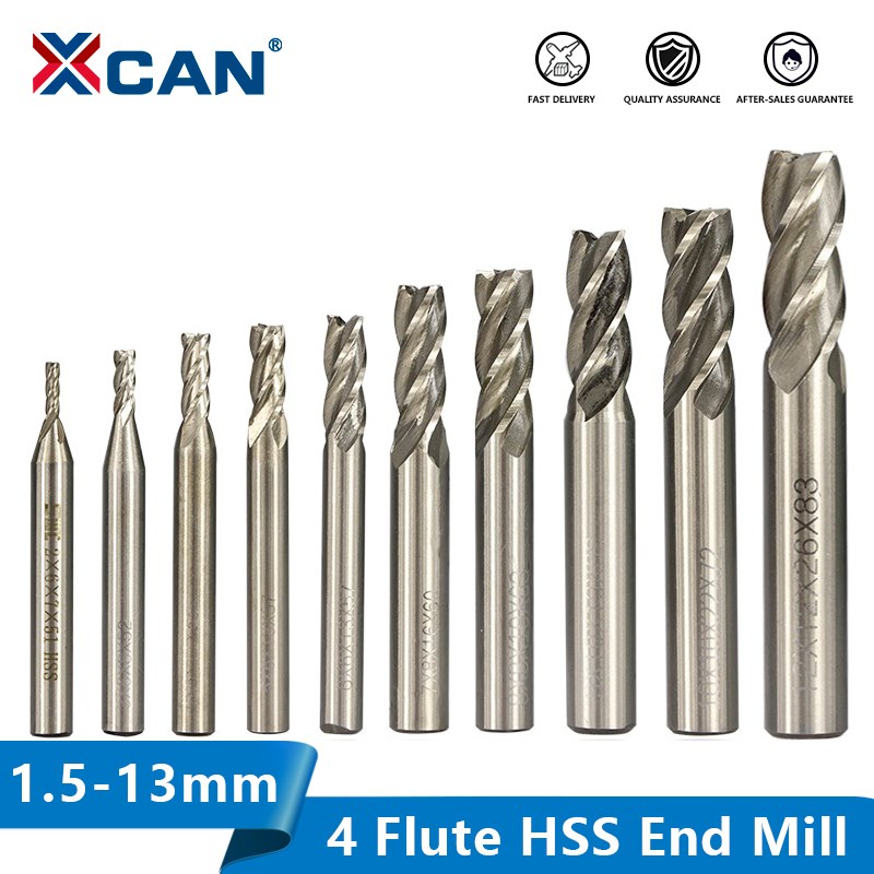 XCAN HSS Freze Kesici 4 Flüt E - Diy Cnc Router Electronics incelemesi ve fiyatı