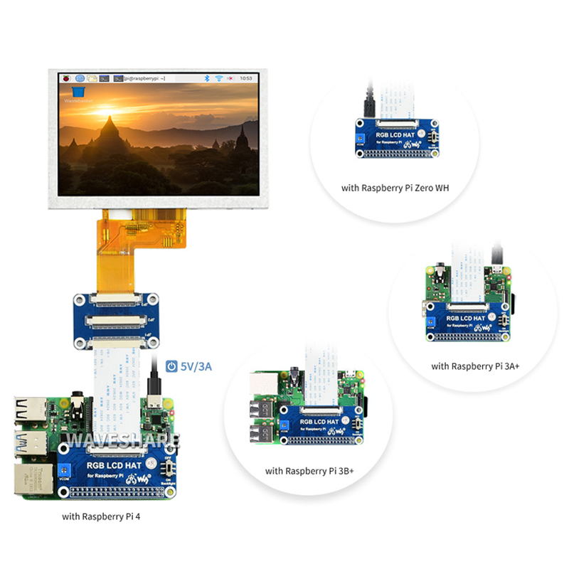 Raspberry Pi 5 inç LCD 800 × 4 - Raspberry Pi Zero incelemesi ve fiyatı