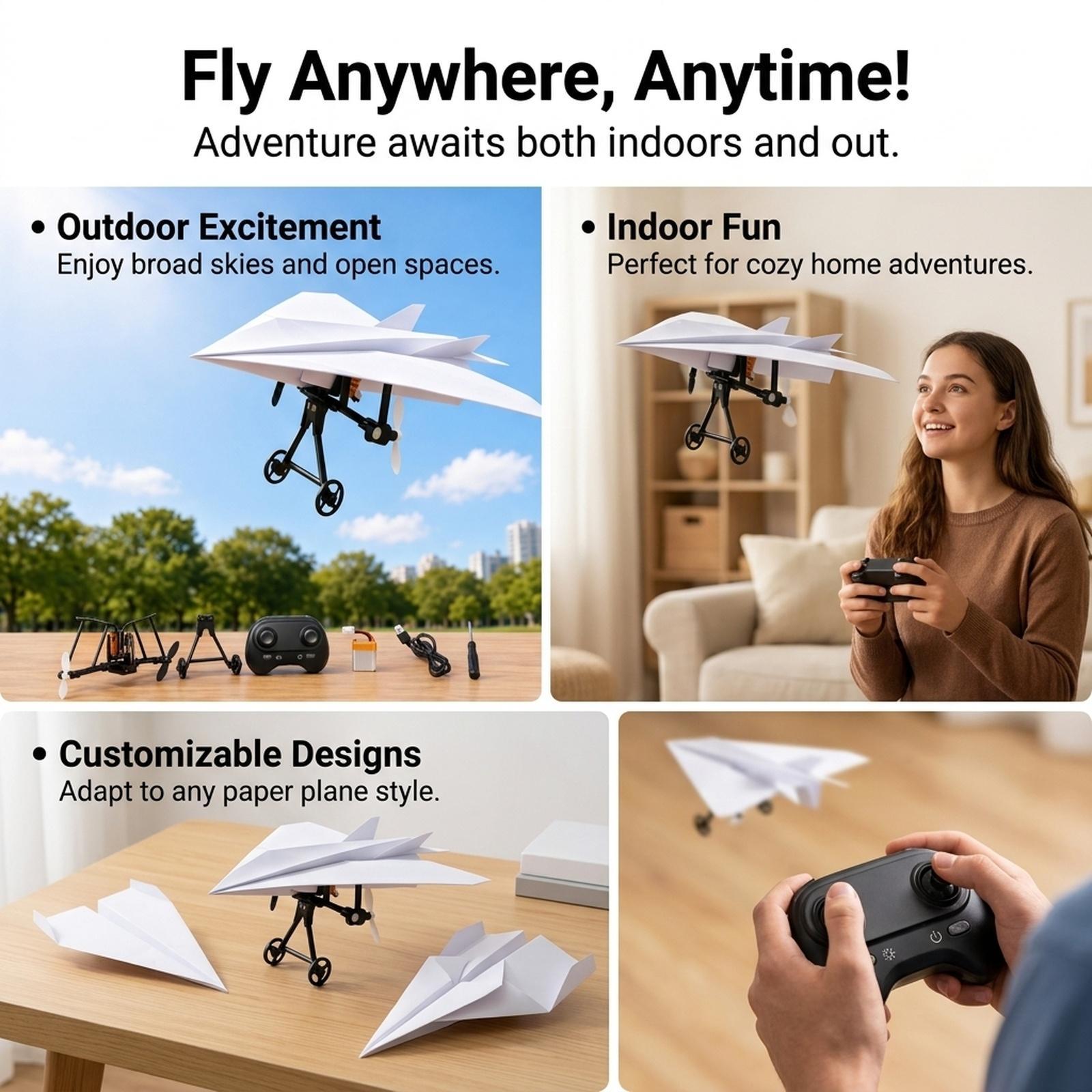 Mini RC Uçak DIY Kiti ABS Malz - Diy Electronics Project Kit incelemesi ve fiyatı