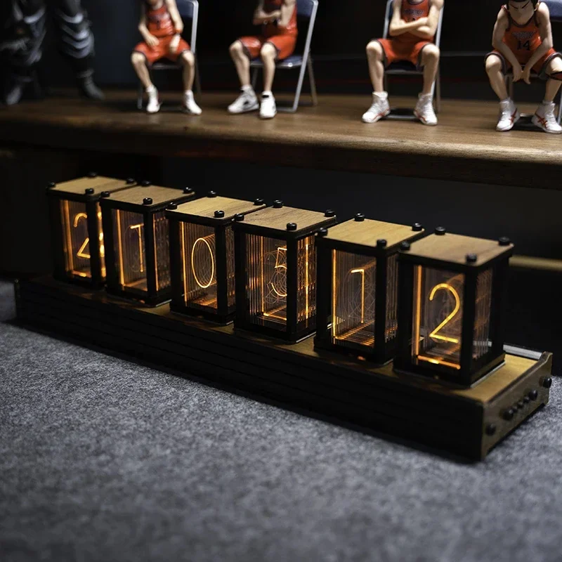 Yeni Lüks Nixie Glow Tüp Saat  - Diy Electronics Table incelemesi ve fiyatı