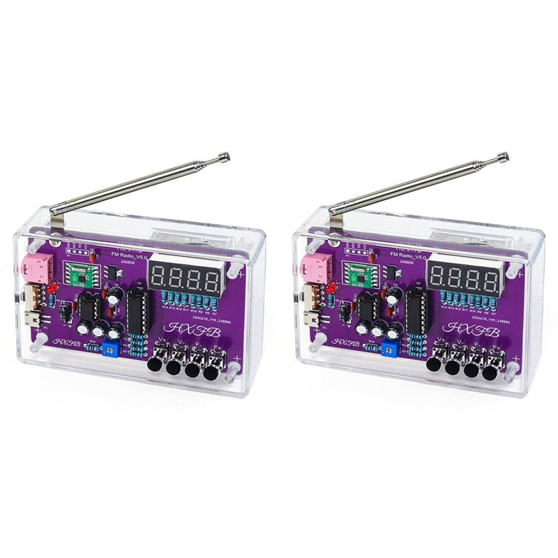 B49C 2X Yeni HU-017B DIY FM Ra - Diy Electronics Project Kit incelemesi ve fiyatı
