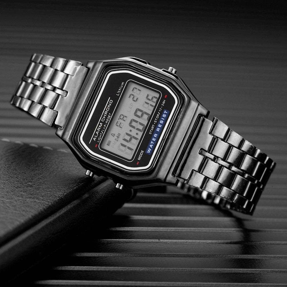 Moda Dijital erkek Saatler Lük - Diy Electronics Watch incelemesi ve fiyatı