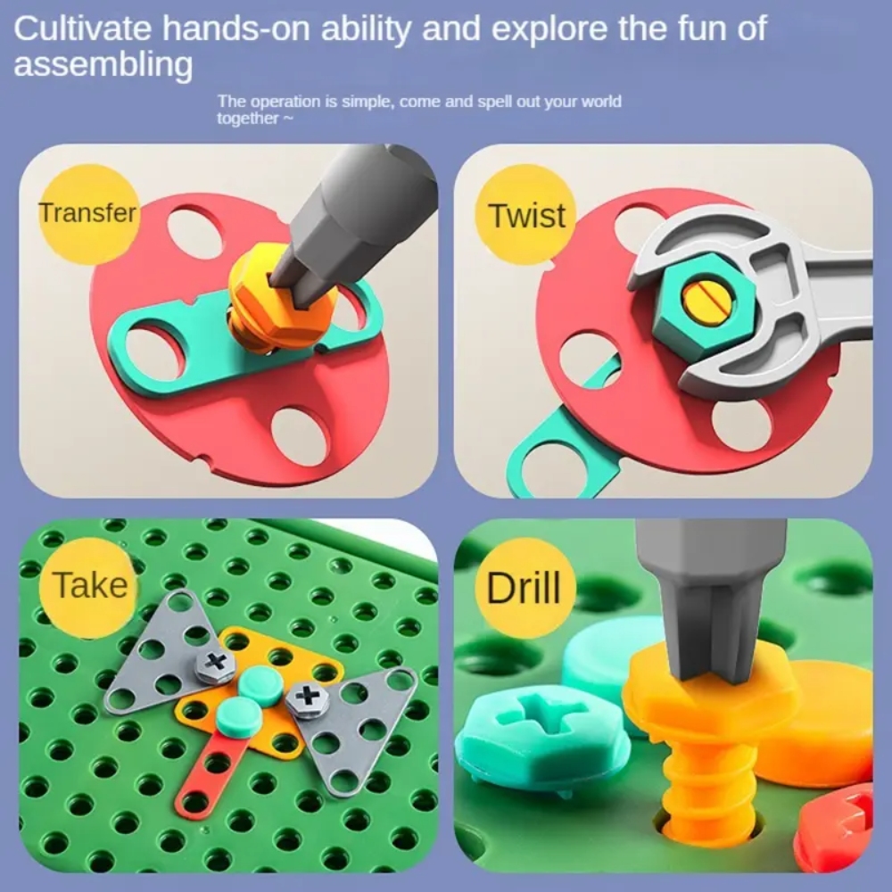 450 Adet Çocuk STEM Matkap Set - Diy Electronics Kits For Kids incelemesi ve fiyatı