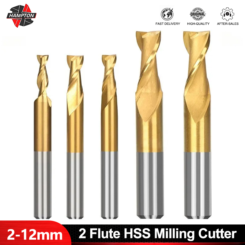 HAMPTON 2 Flüt HSS Freze Kesic - Diy Cnc Router Electronics incelemesi ve fiyatı