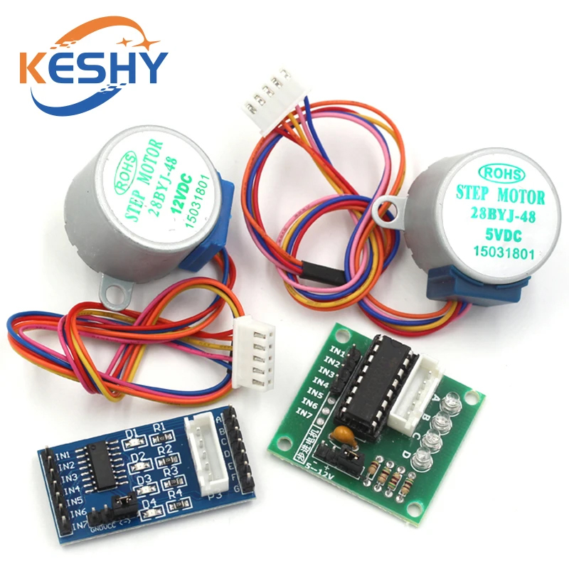 5 V 4 Fazlı 28BYJ-48 DC Dişli  - Stepper Motor 28Byj incelemesi ve fiyatı