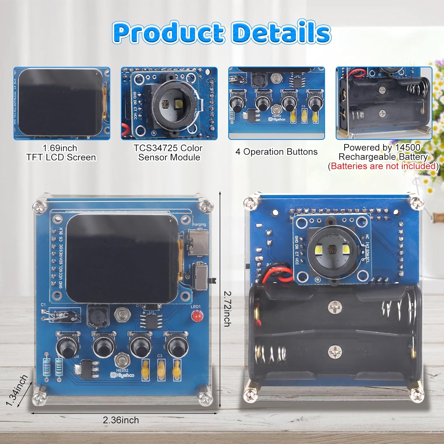 TCS34725 Sensörlü DIY Renk Tan - Diy Electronics Kits For Kids incelemesi ve fiyatı