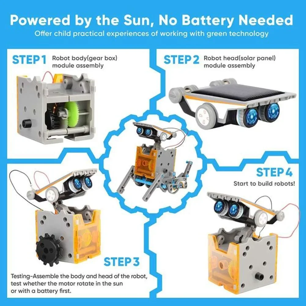 13 in 1 Güneş Enerjili Robot B - Diy Electronics Gifts incelemesi ve fiyatı