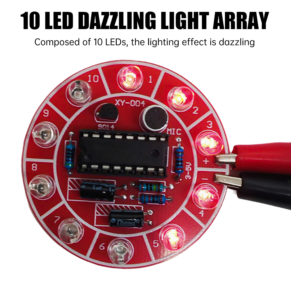 3–5V DC Ses Kontrollü Döner LE - Diy Electronics Kits For Kids incelemesi ve fiyatı